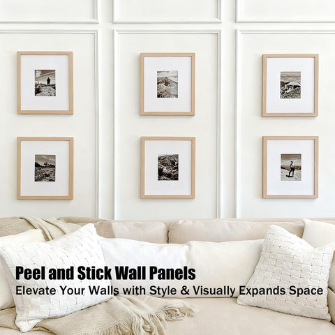 Wibeelee self-adhesive molding panels install without glue for a clean look