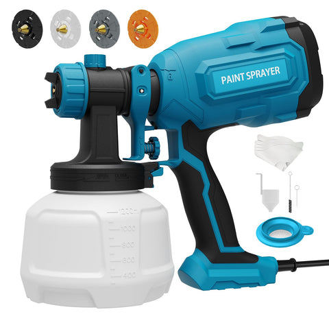 WIBENTL paint sprayer front view showing compact design ideal for smooth furniture finishes.