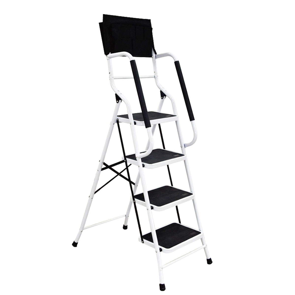WiberWi 4Step ladder top-step height for reaching high cabinets and lights