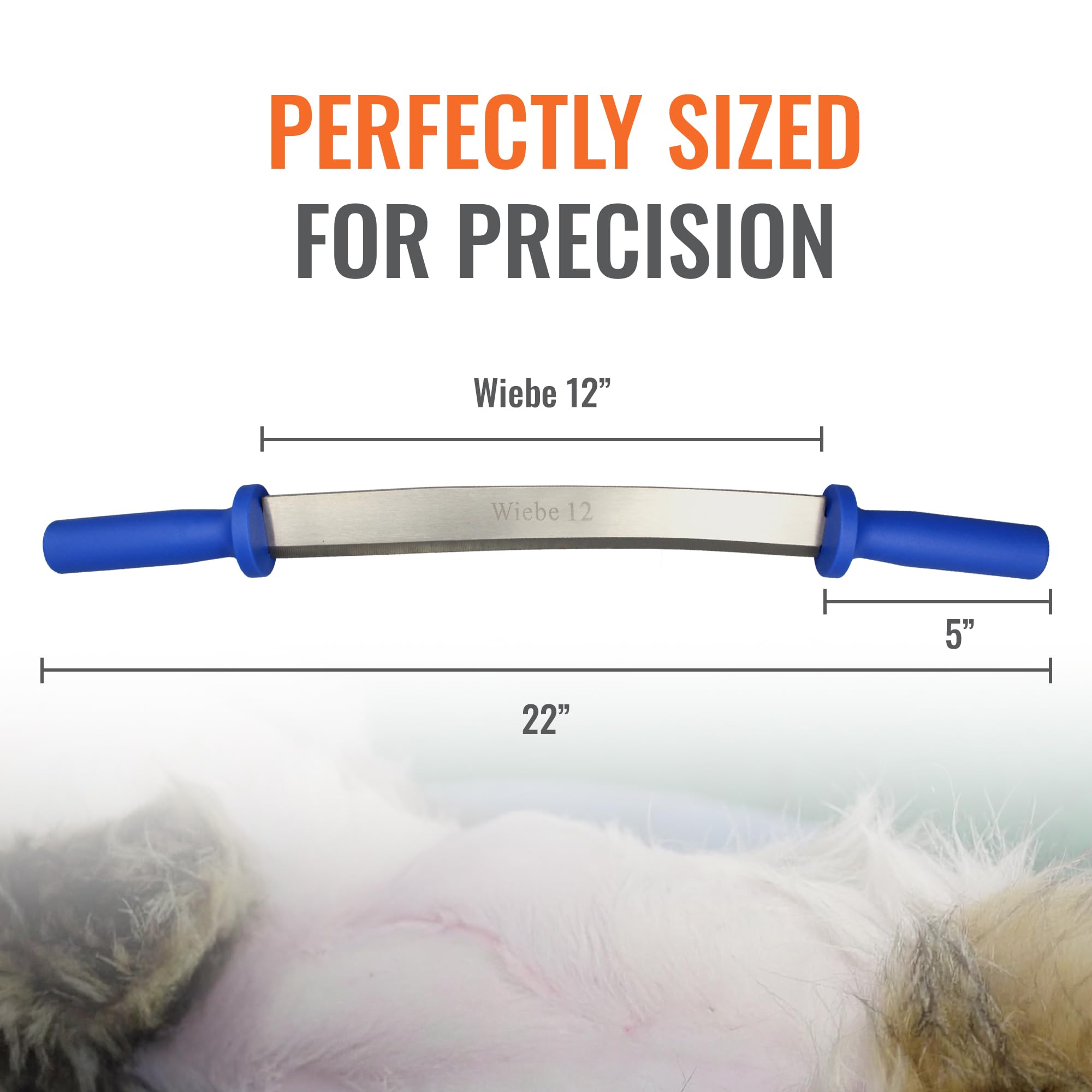 Wiebe fur processing action shows efficient fat and meat removal.