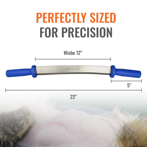 Wiebe fur processing action shows efficient fat and meat removal.