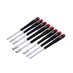 Wiha 26591 nutdriver set closeup highlighting slim profile for tight spaces.
