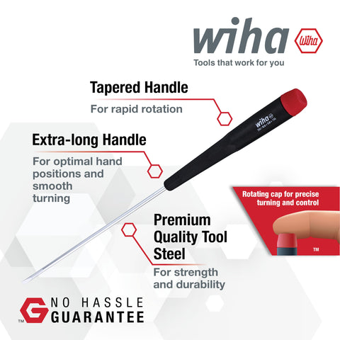 Wiha 26706 T6 detail for secure fits in small electronics