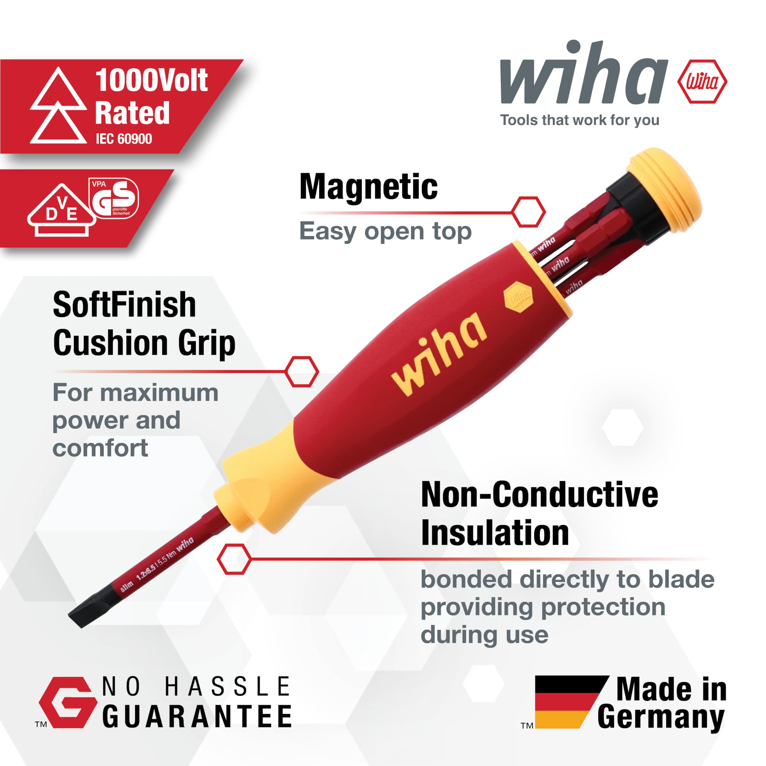 Wiha PocketMax stored in pocket, demonstrating portable carry