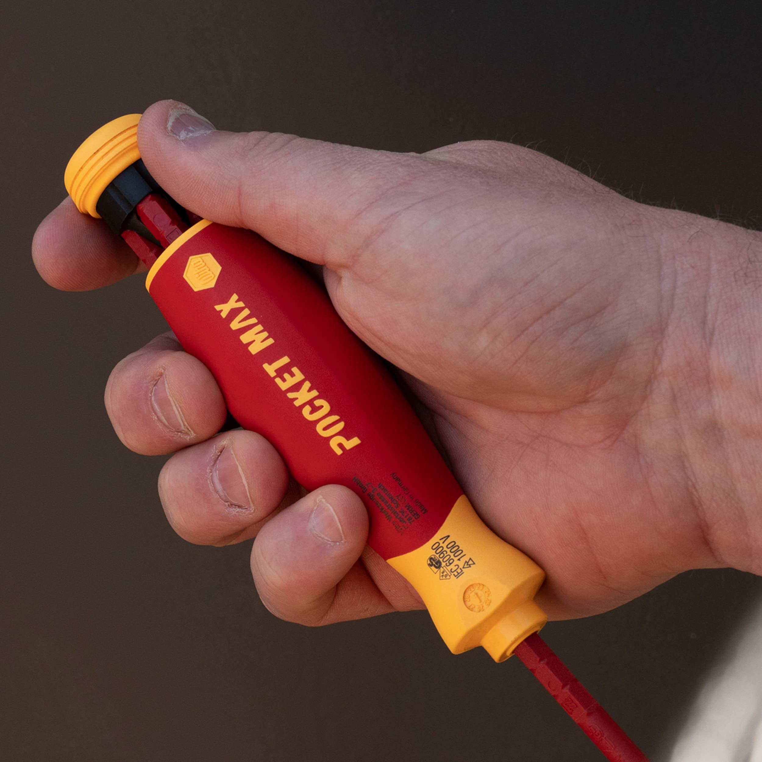 Wiha PocketMax magnetic top close-up