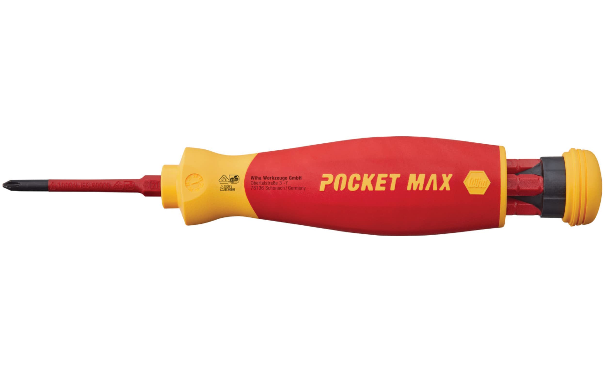 Wiha PocketMax Slotted 6.5mm blade detail for improved access
