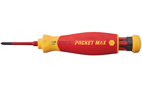 Wiha PocketMax Slotted 6.5mm blade detail for improved access