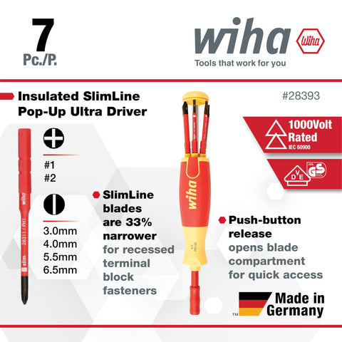 Wiha 28393 rotating cap provides palm-controlled driving