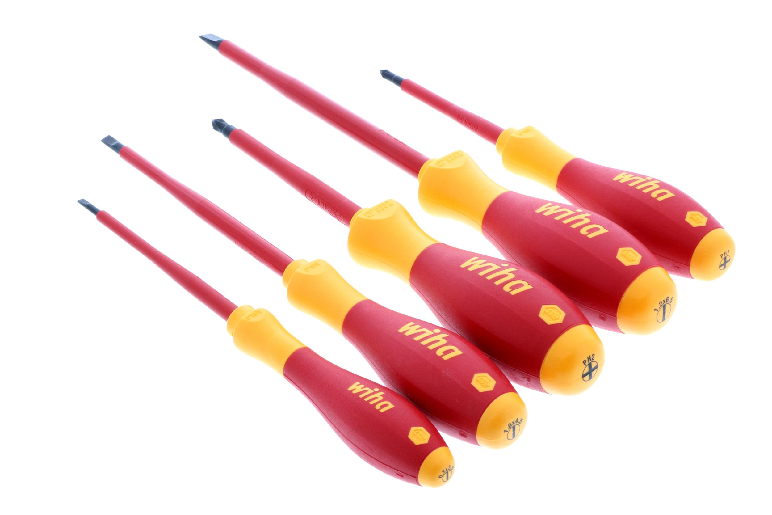 Wiha 32091 insulation tested to 10k volts for safe high voltage work.