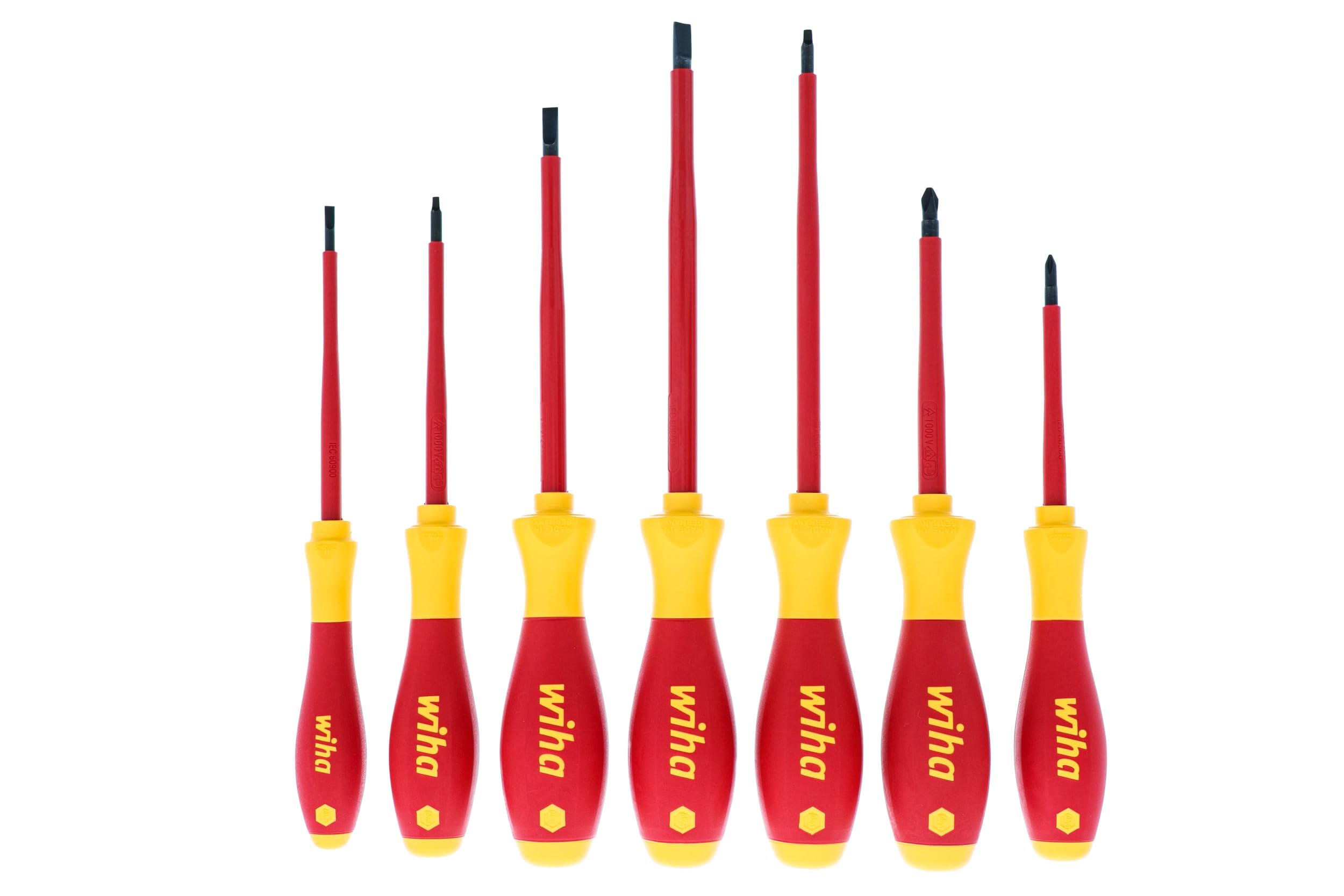 Wiha 32097 Phillips 1 driver with cushioned grip for control.