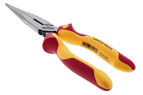 Induction-hardened cutting edge on Wiha 32923 long-nose pliers.