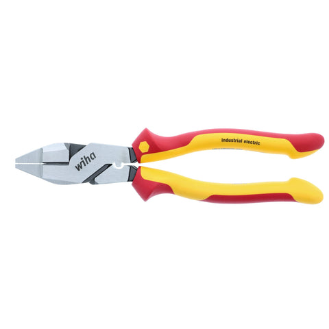 Wiha 32948 crimping area close-up shows compatibility with standard non-insulated connectors