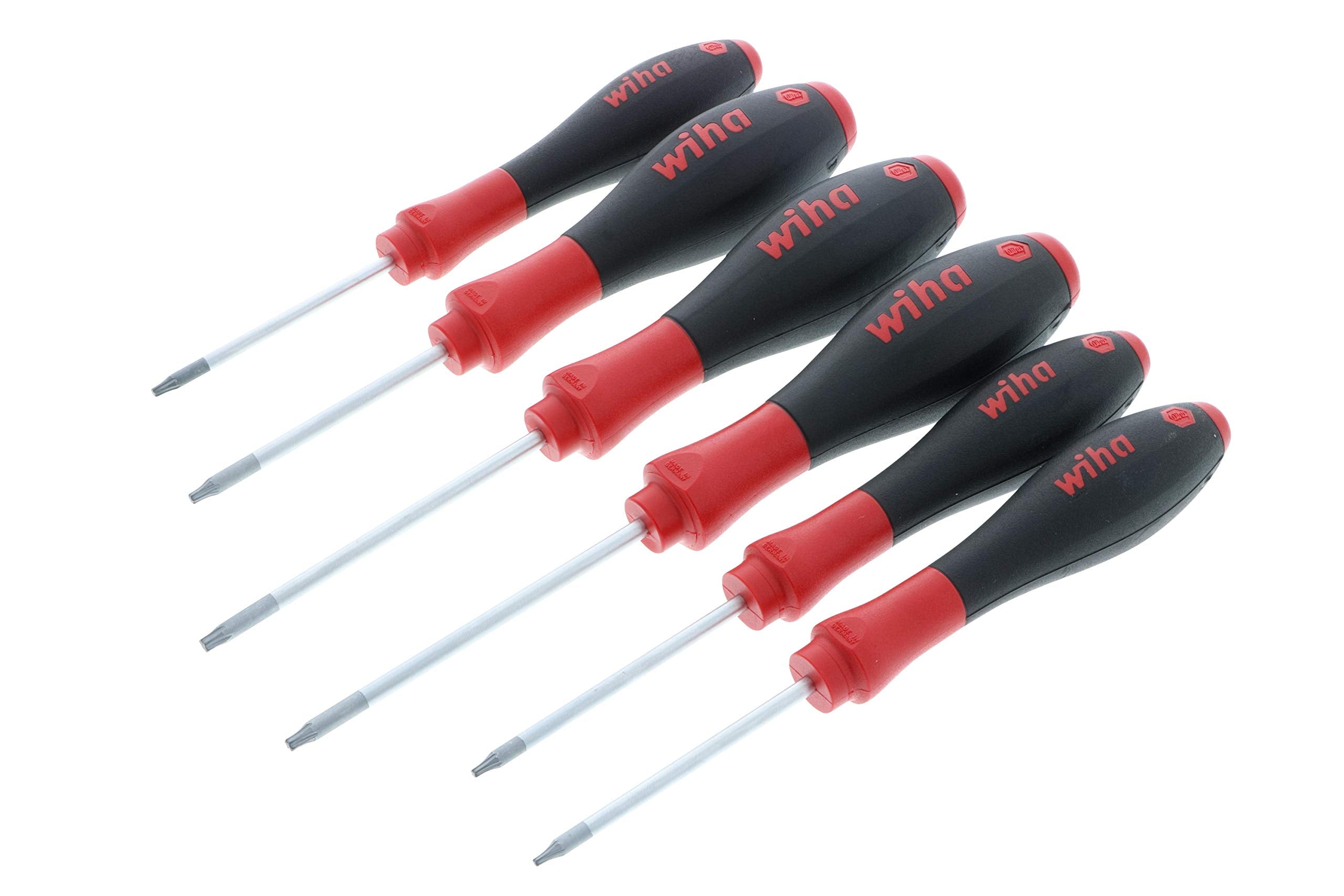 Wiha 36291 Torx set with six tips for precise electronics assembly.