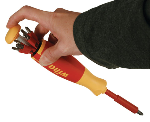 Wiha 38050 Pozidriv bits number 1 to 3 ideal for common fasteners.