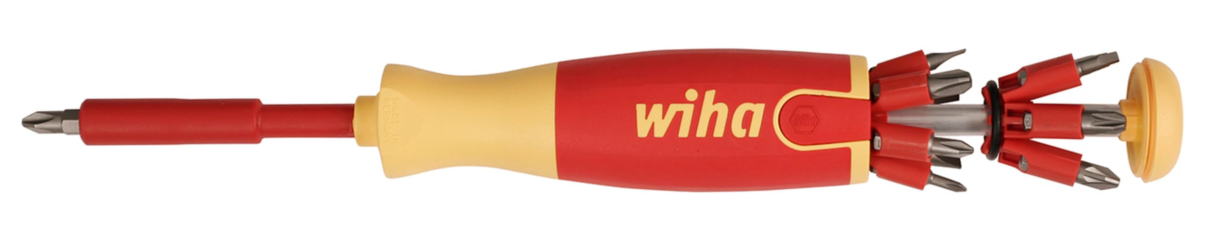 Wiha 38050 Square bits number 1 to 3 provide strong slot engagement.