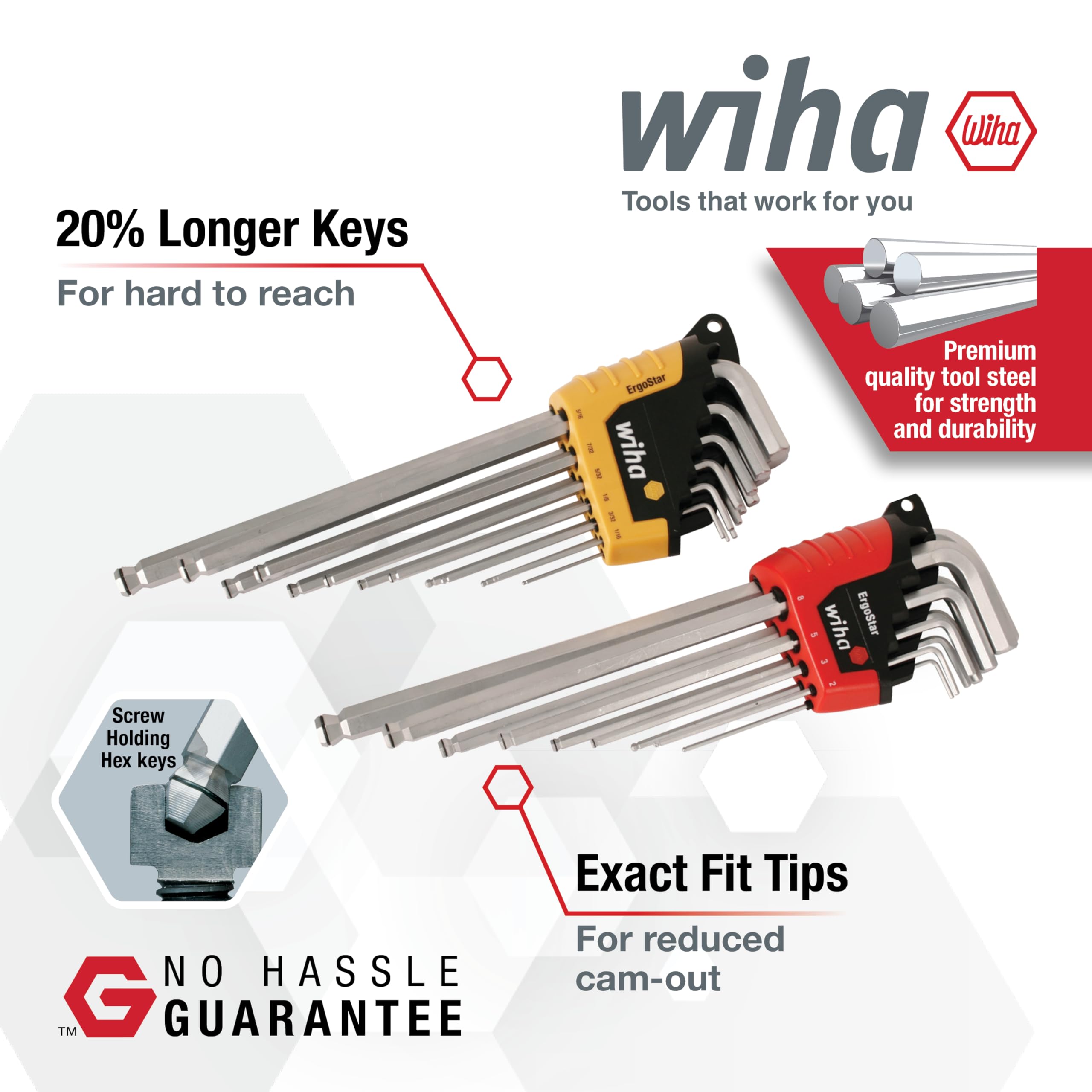 Wiha 66992 ball-end 1.5mm close-up for precise reach
