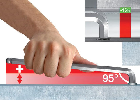 Wiha 66992 metric ball-end 3.0mm size in action