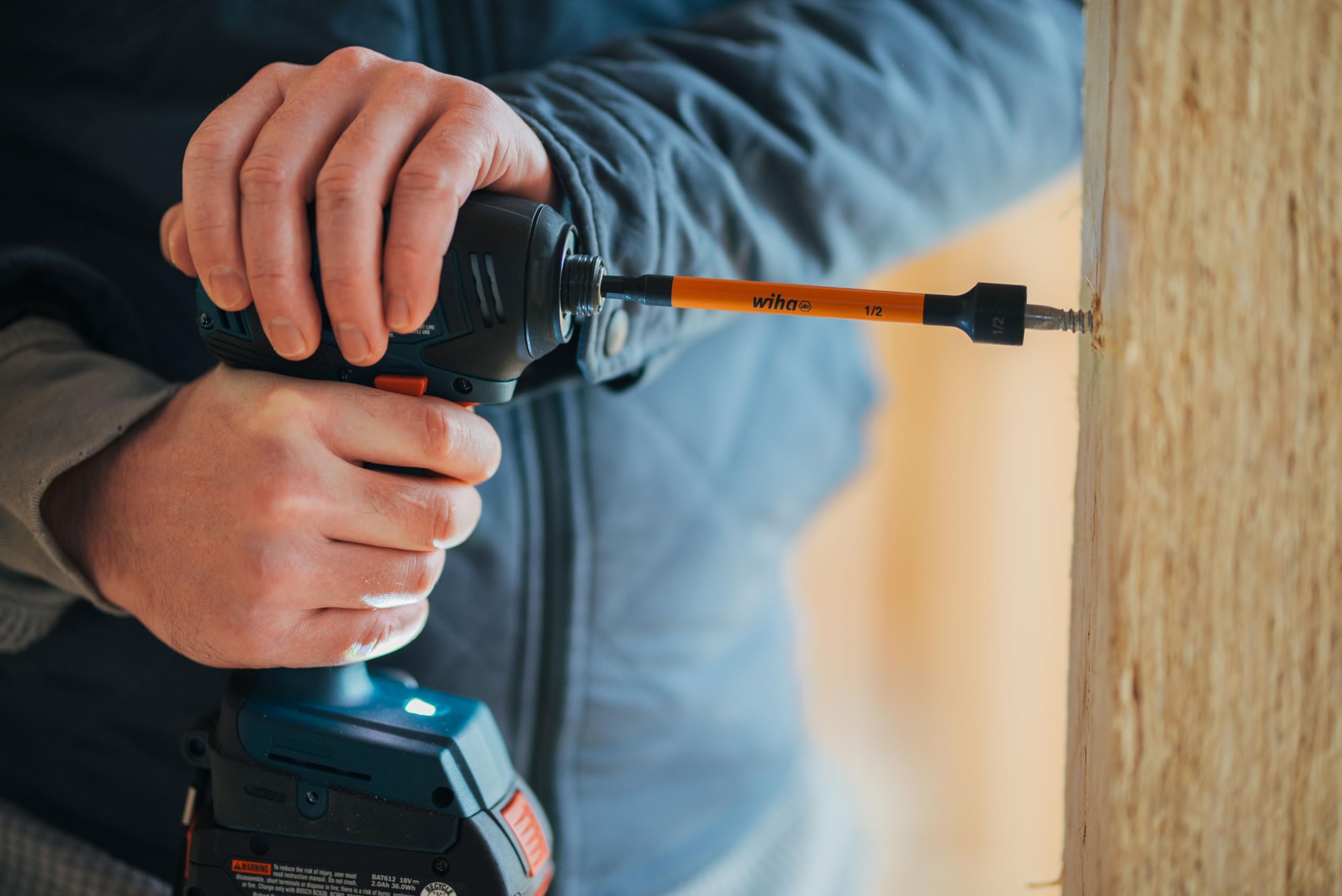 Wiha 70486 7/16-inch hex drive optimized for tight spaces.