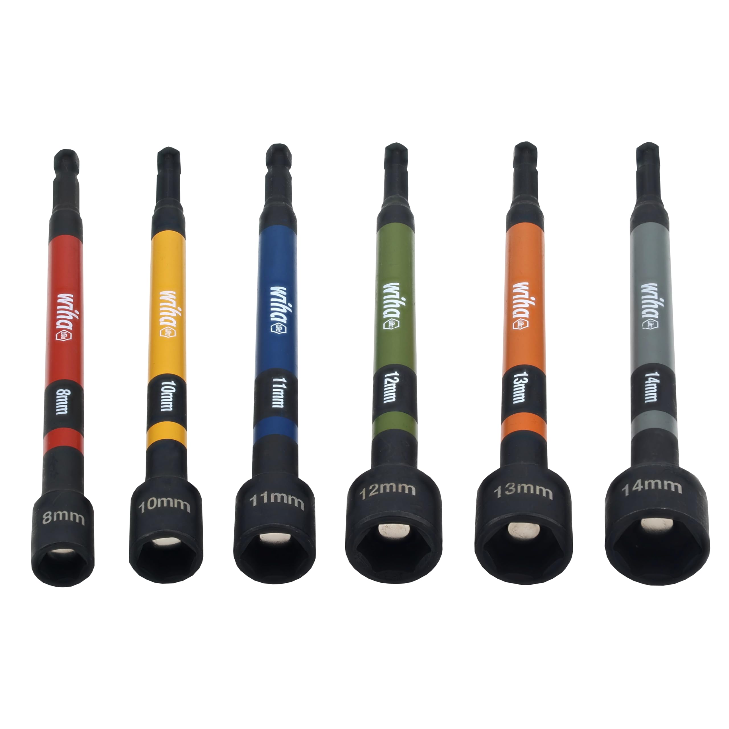 Wiha 70487 magnetic nut setter 12 mm with color coding for easy size recognition.