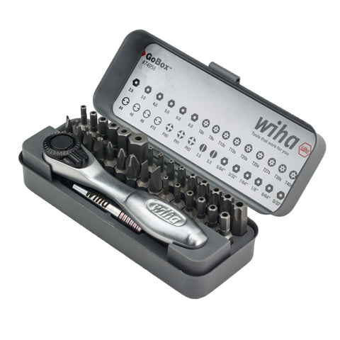 Wiha 74958 bit tips close-up showing precision tips