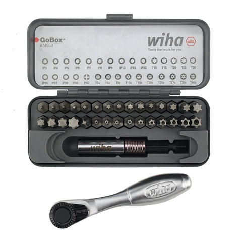 Close-up of Torx Plus and Torx Align tips by Wiha 74959