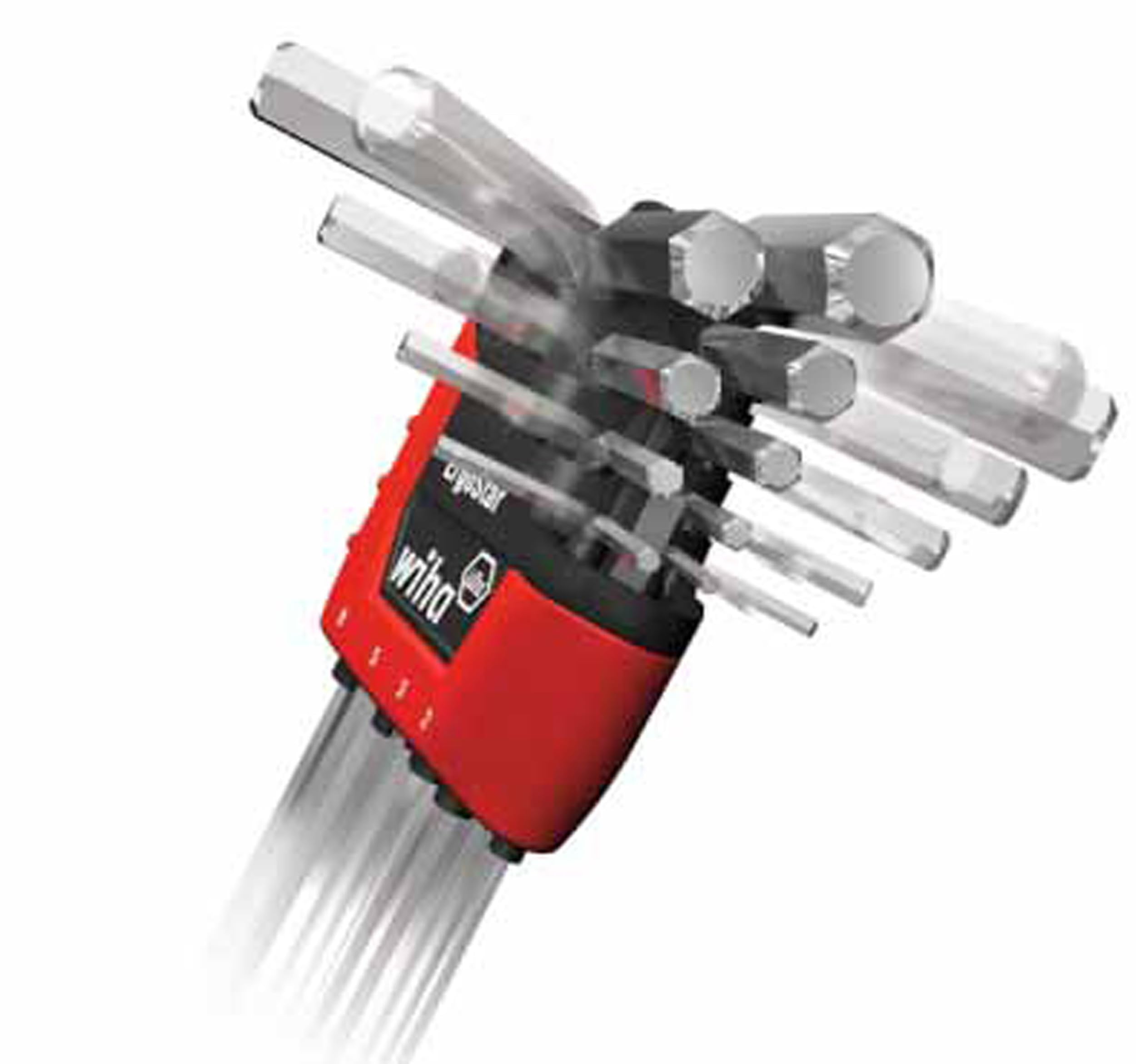 Wiha Ergostar L-keys with holder, neat organization and quick access.