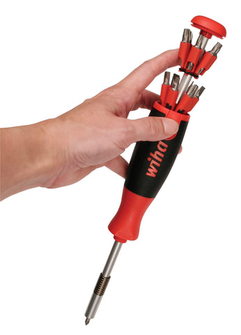 Wiha heat-treated tool steel close-up demonstrates maximum strength and durability.