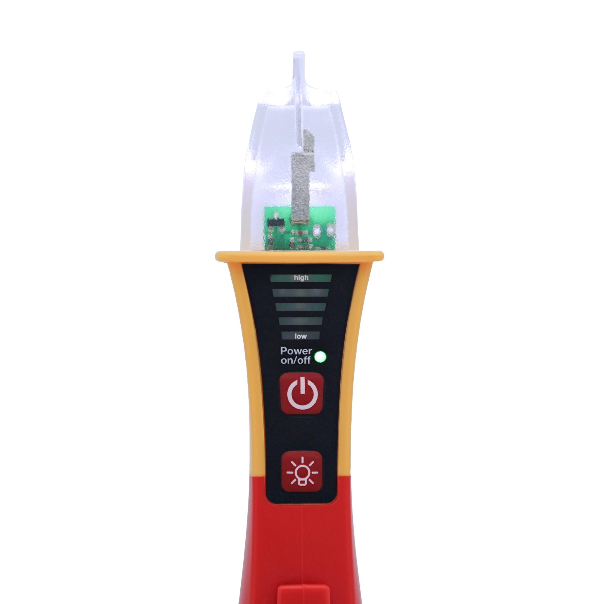 Wiha 25506 red tip close-up with LED indicator active