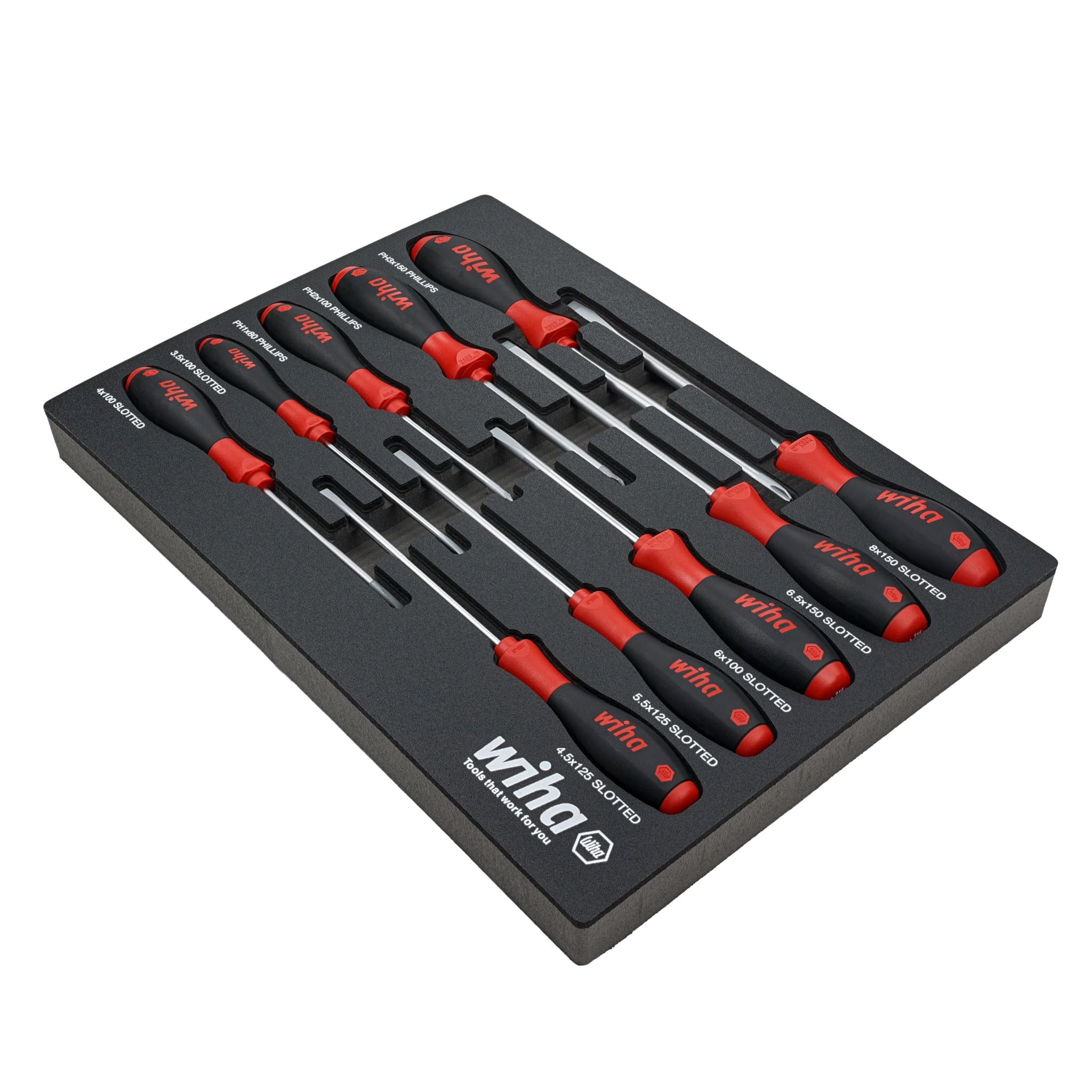 Wiha SoftFinish slotted 3.5mm screwdriver tip for precise fastening