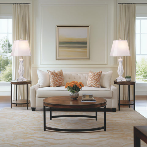 WIHTU Elegant resin finish suited for living rooms and home offices