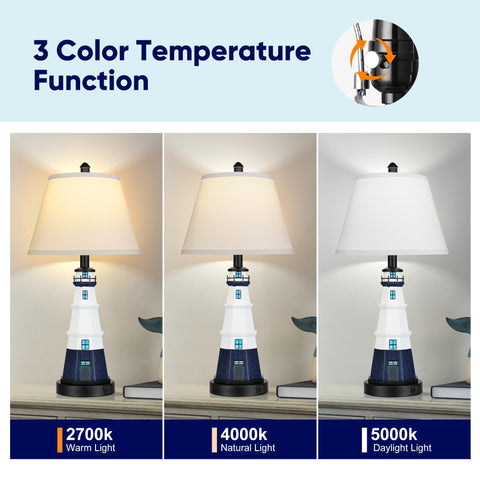 WIHTU coastal bedside lamps in resin and oatmeal shade elevate relaxation