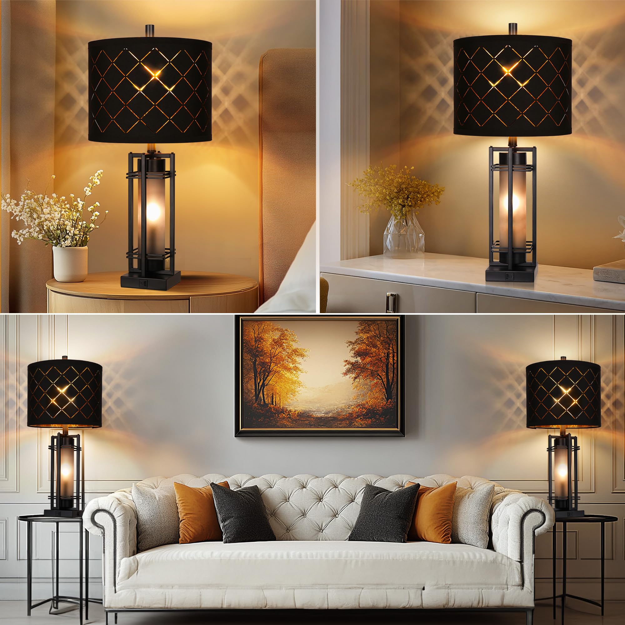 WIHTU lamp dual-button switch enabling separate lighting control