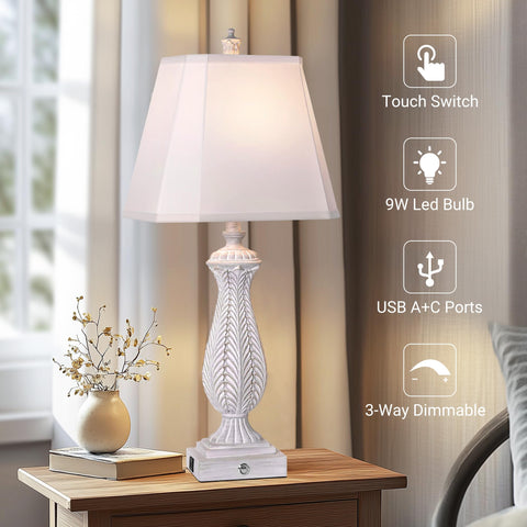 WIHTU Includes two bulbs delivering warm 2700K brightness