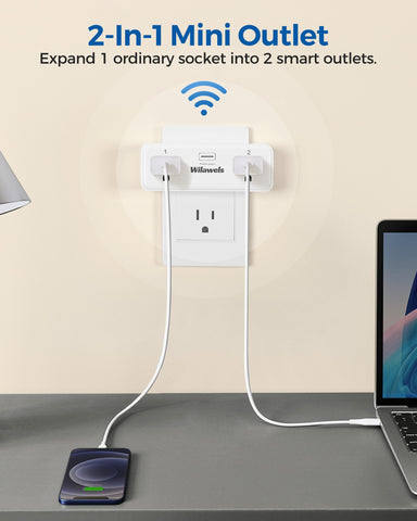 WILAWELS remote control outlet demonstrates quick plug-and-play setup.