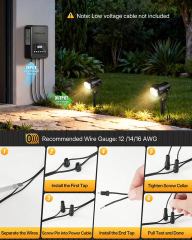 WILAWELS 24 connectors simplify wiring and quick DIY setup.