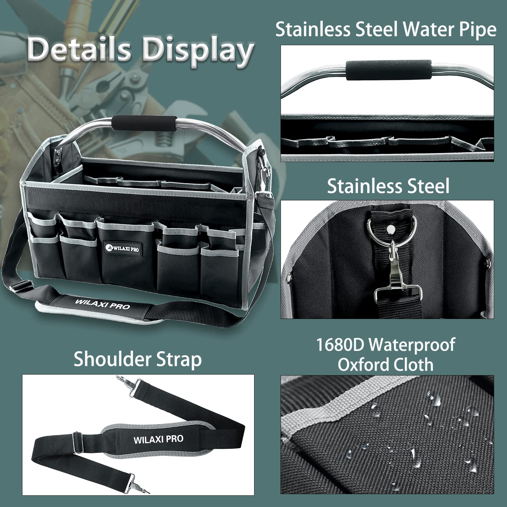 WILAXI PRO adjustable shoulder strap for comfortable site carrying