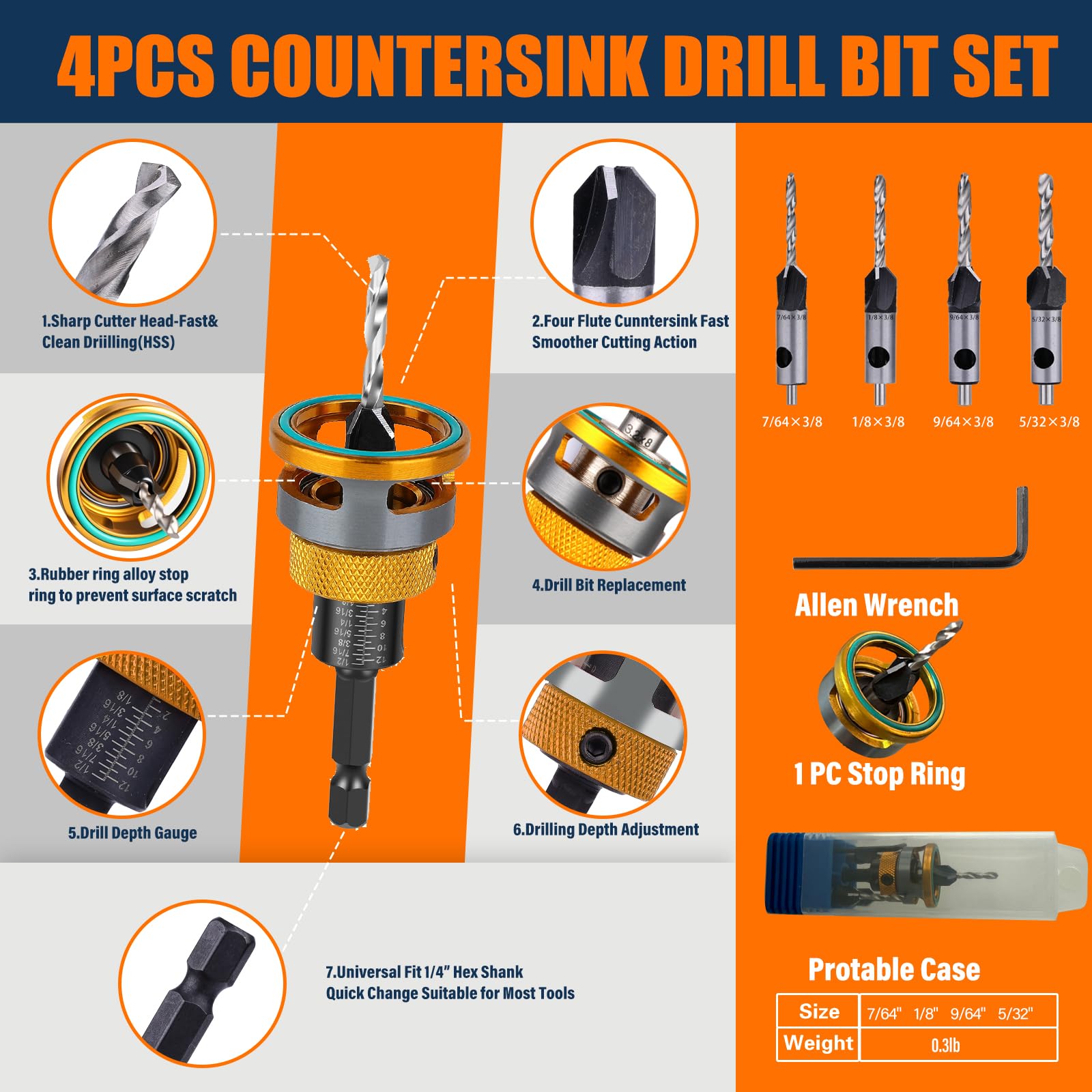 WildBossy depth stop adjustable feature allows consistent depth control