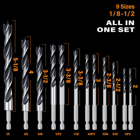 WildBossy hex shank enables secure quick-change chuck compatibility for fast setups.