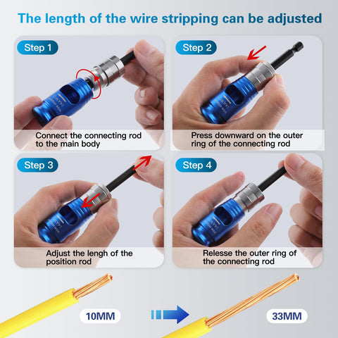 WildBossy twisting multiple wires demonstrates time-saving capability.