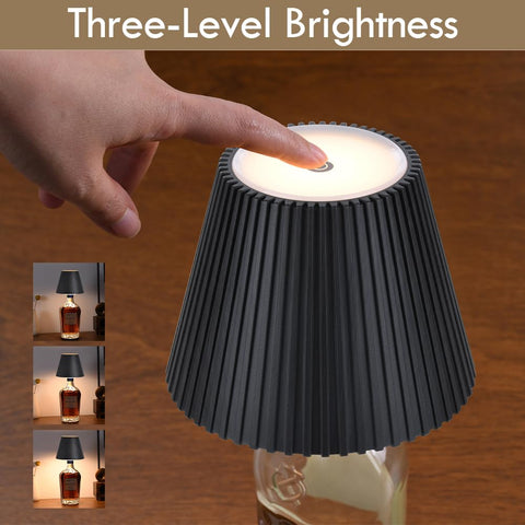 WILIT cordless rechargeable lamp offers flexible placement without cords.