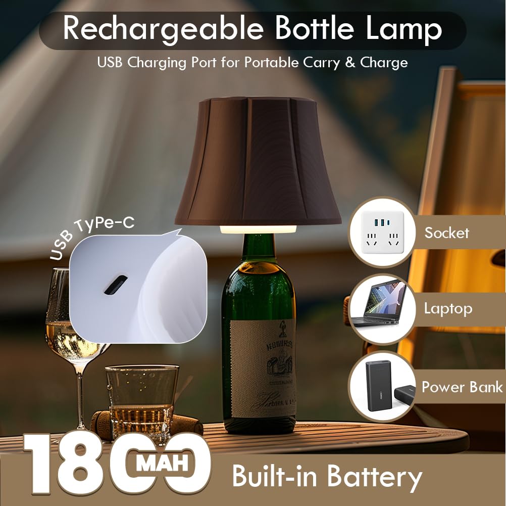 WILIT gift idea bottle lamp for women who love decor