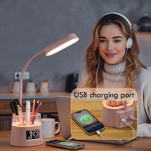 WILIT LED desk lamp features RGB modes for mood lighting during study.