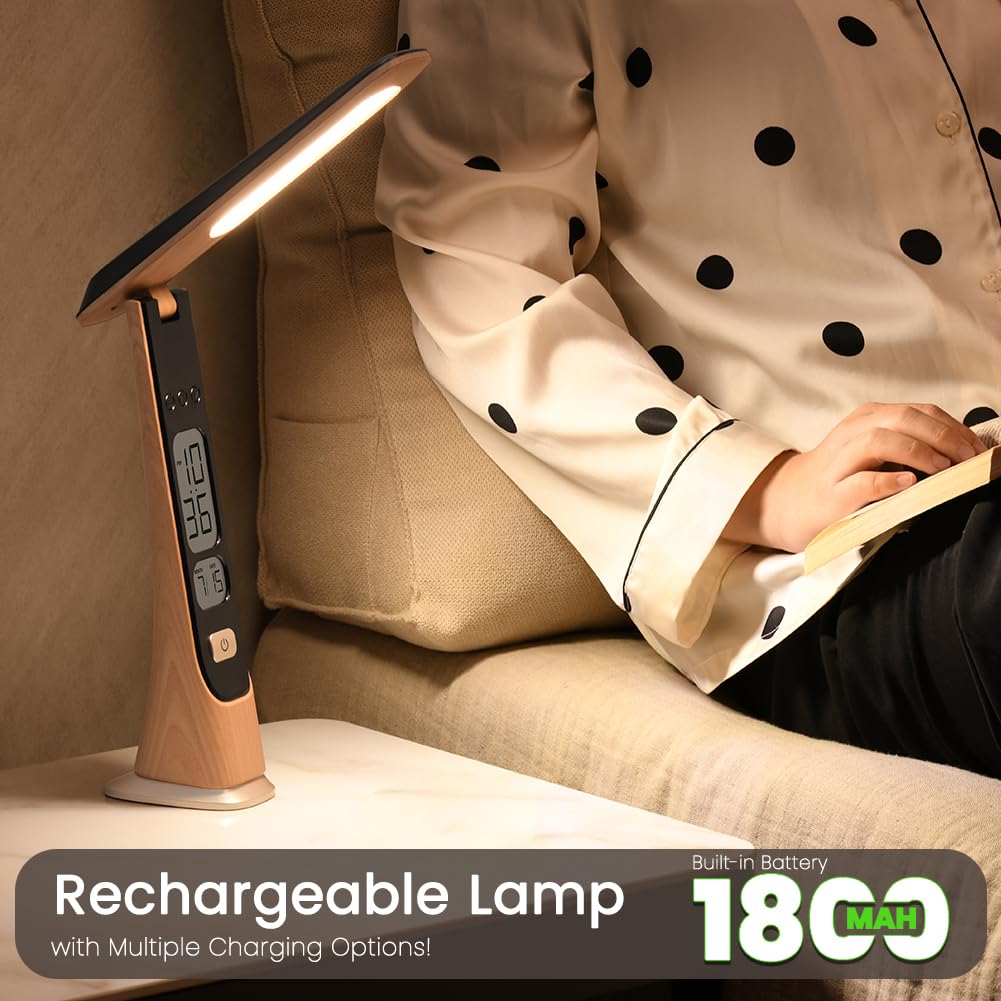 WILIT LED desk lamp with three-color temperatures for versatile tasks