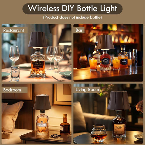 WILIT portable table lamp with rechargeable battery in use