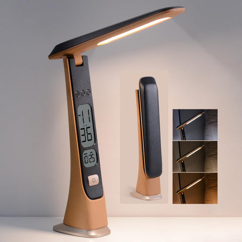 WILIT rechargeable lamp folded-compact showing portable design for travel