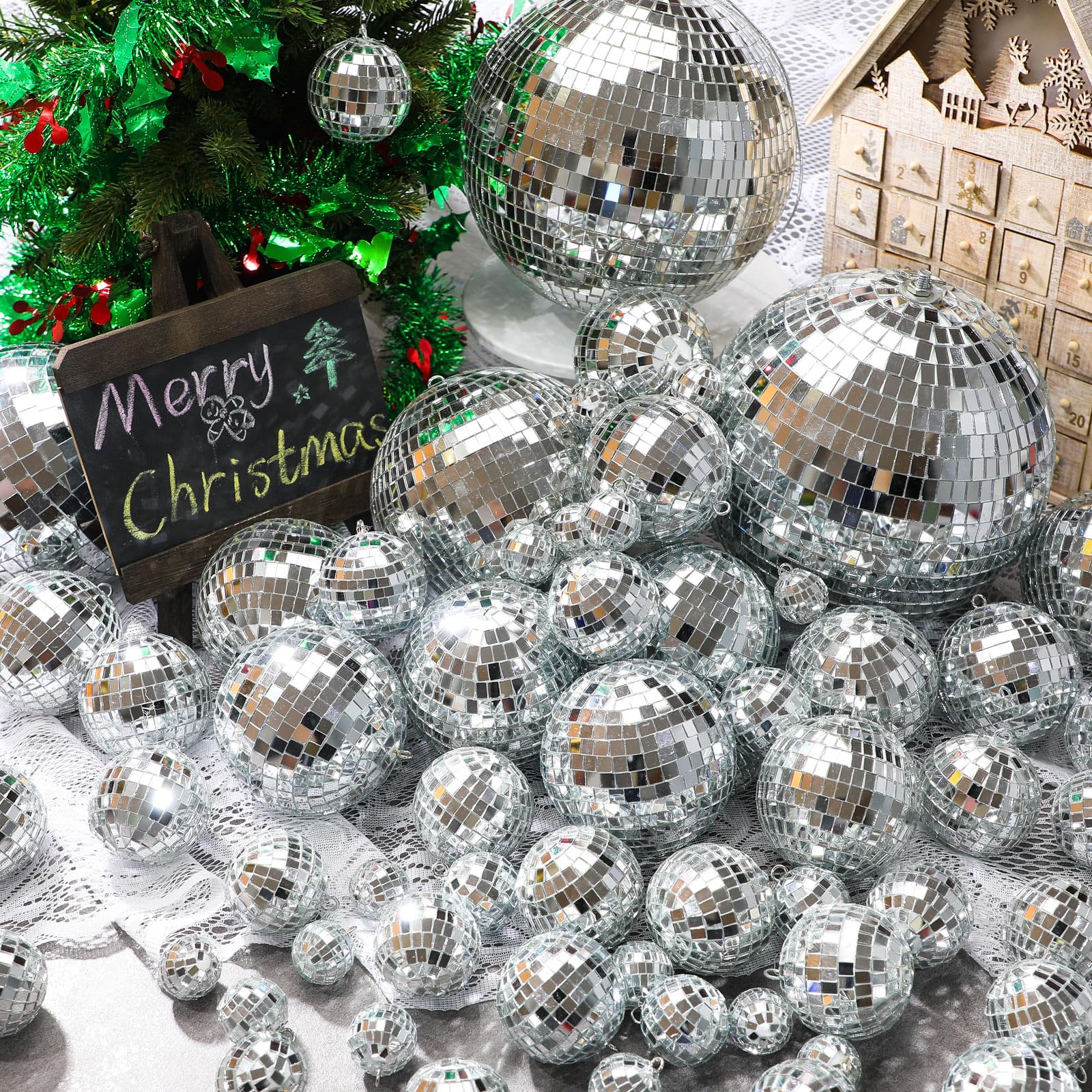 Willbond 3.2 inch disco ball mirrors deliver durable shine across events
