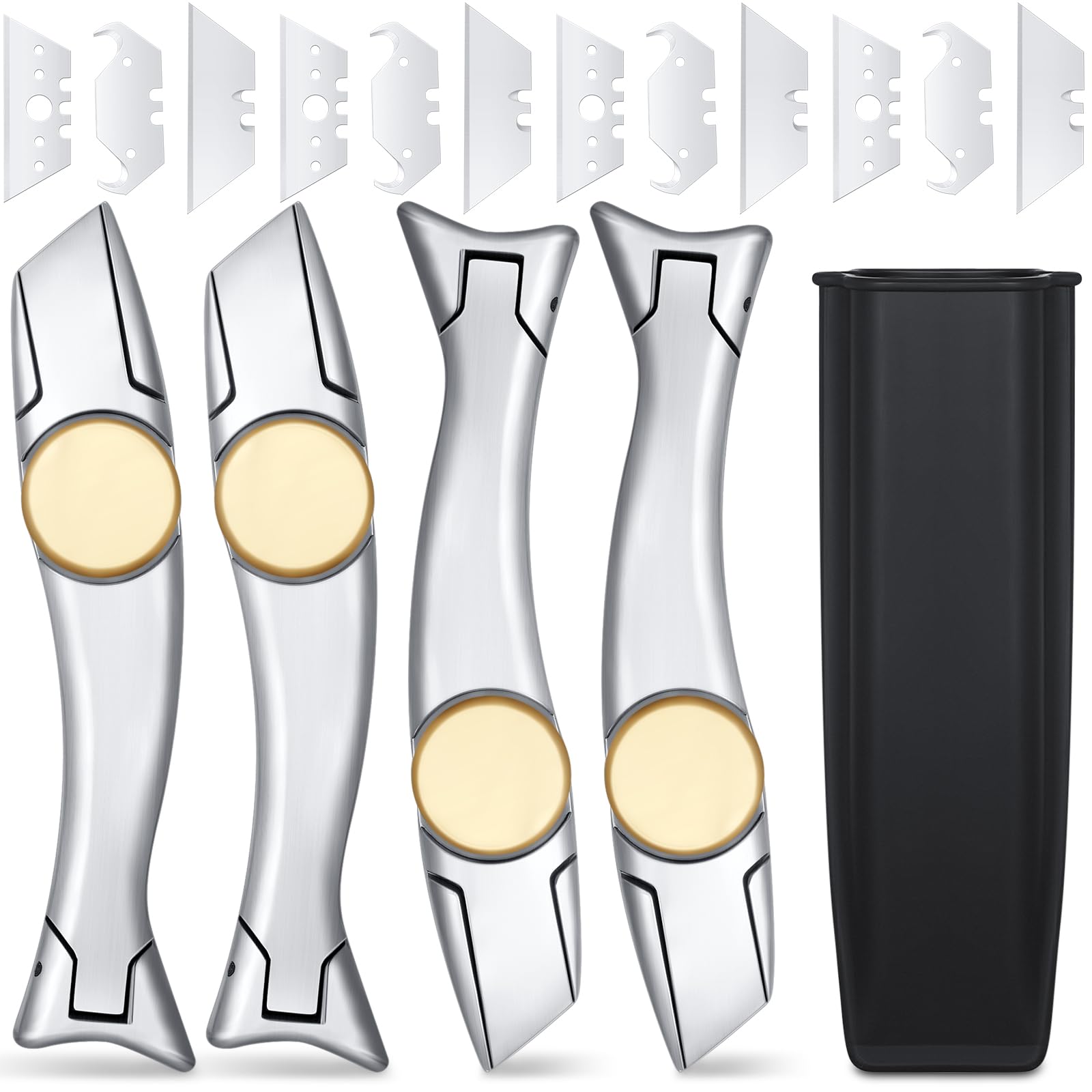 WILLBOND roofing knife 4-set offers precise cuts for construction tasks.