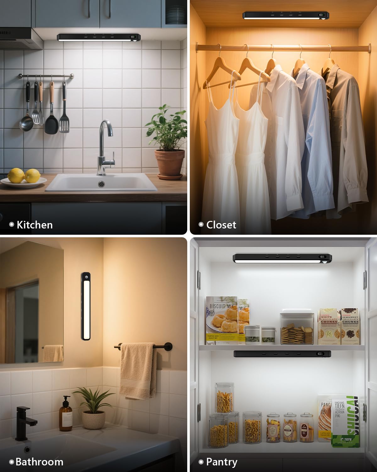 WILLED 2-pack includes black finish for cabinets and closets