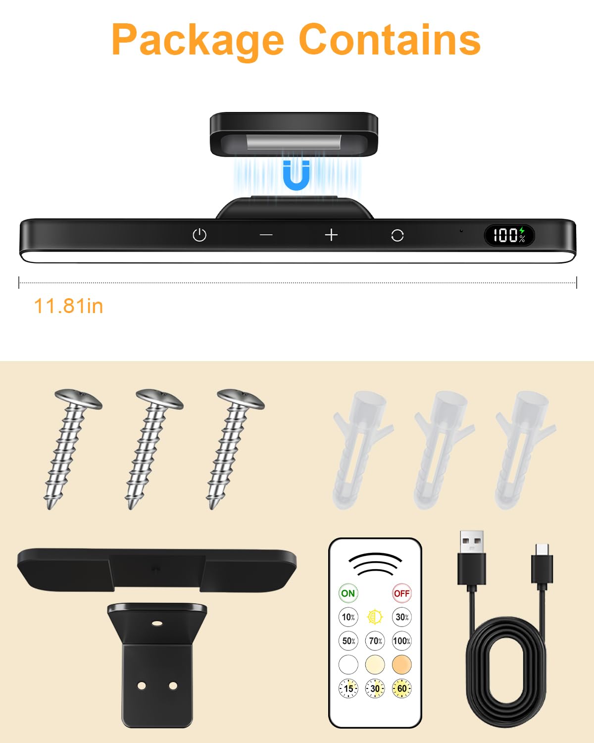 WILLED 3W lighting suitable for closet displays and accent lighting.
