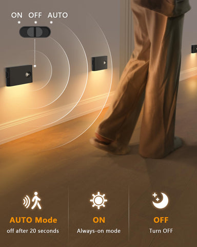 WILLED always-on mode provides continuous light for tasks.
